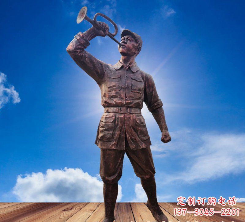 贵州领雕塑:具有历史意义的红军铜雕