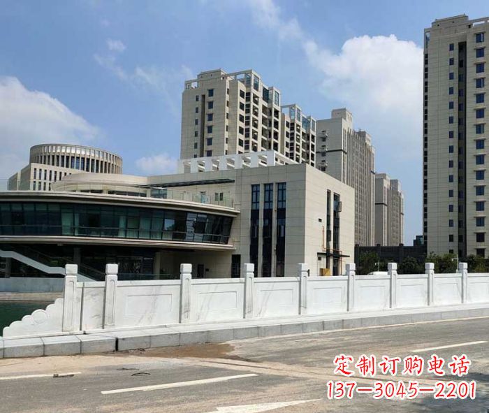 贵州广场景观大理石栏板雕塑