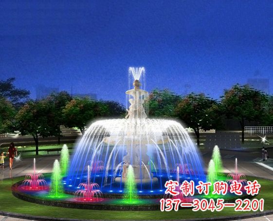 贵州广场景观大型喷泉石雕 (2)