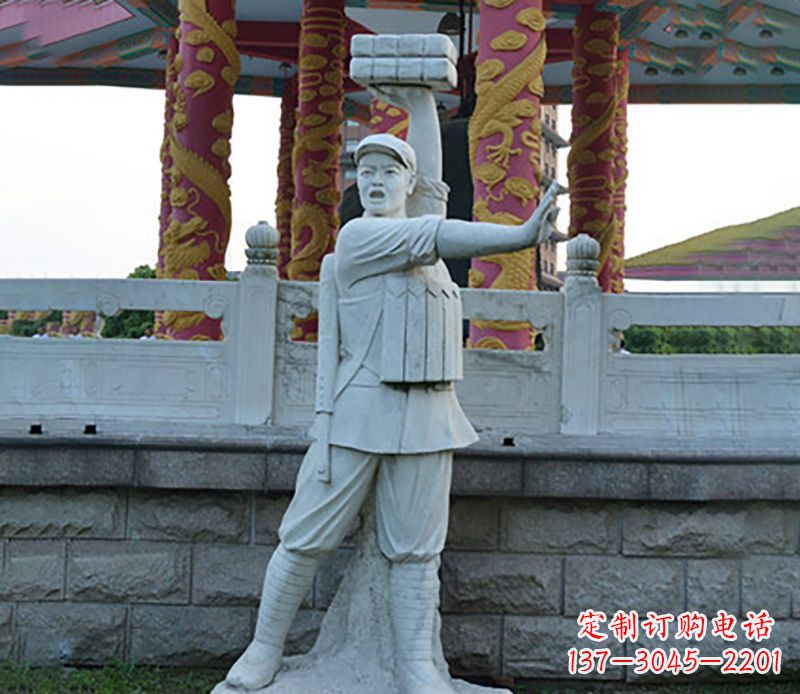 贵州董存瑞石雕：一种传承精湛工艺的艺术品