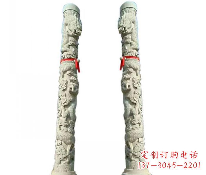 贵州时尚的盘龙柱石雕,给你不一样的空间