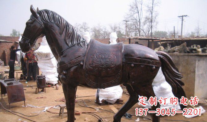 贵州广场骏马小马动物铜雕