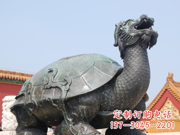 贵州广场龙龟铜雕222
