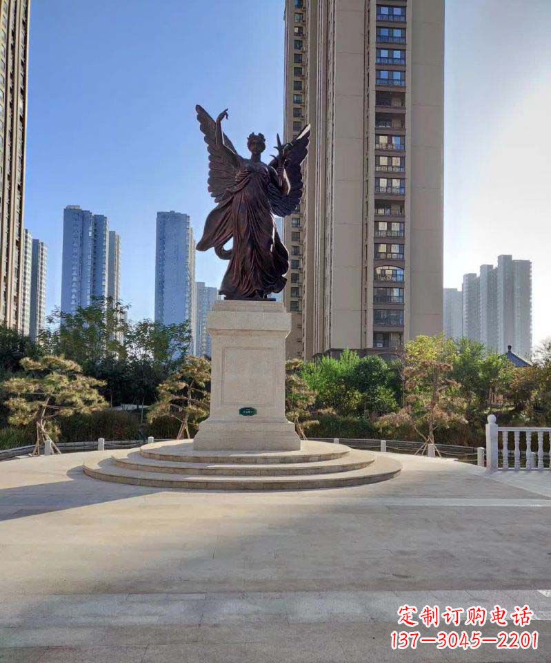贵州中领雕塑:精致的女神铜雕