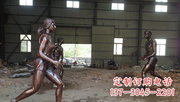 贵州专为你而立!雕刻优雅女生铜雕