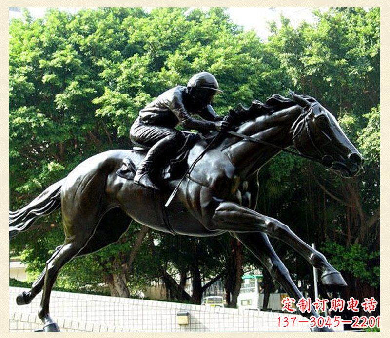 贵州精致骑马铜雕，把自然艺术带入生活