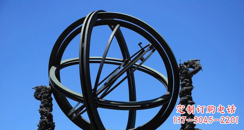 贵州广场青铜浑天仪雕塑