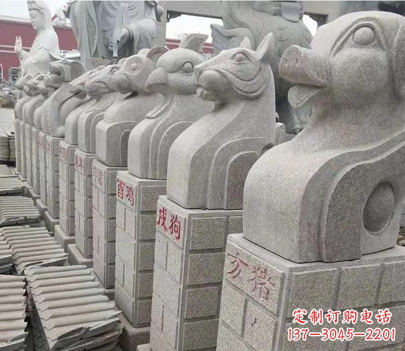 贵州广场十二生肖景观石雕