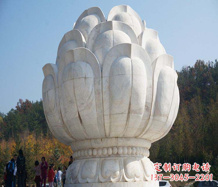 贵州荷花雕塑,引领广场石雕时尚
