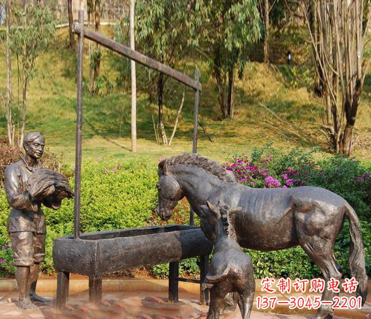 贵州高端定制铜雕动物雕塑