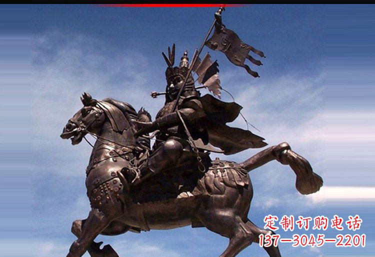 贵州风靡全国的将军人物铜雕塑
