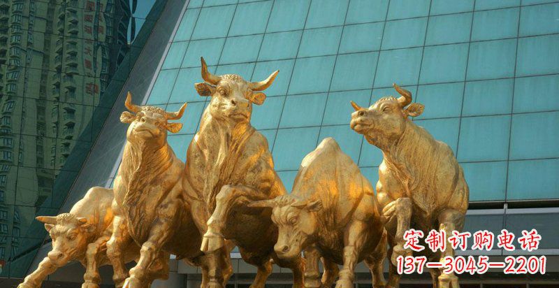 贵州五牛铜雕,装点你的家居空间