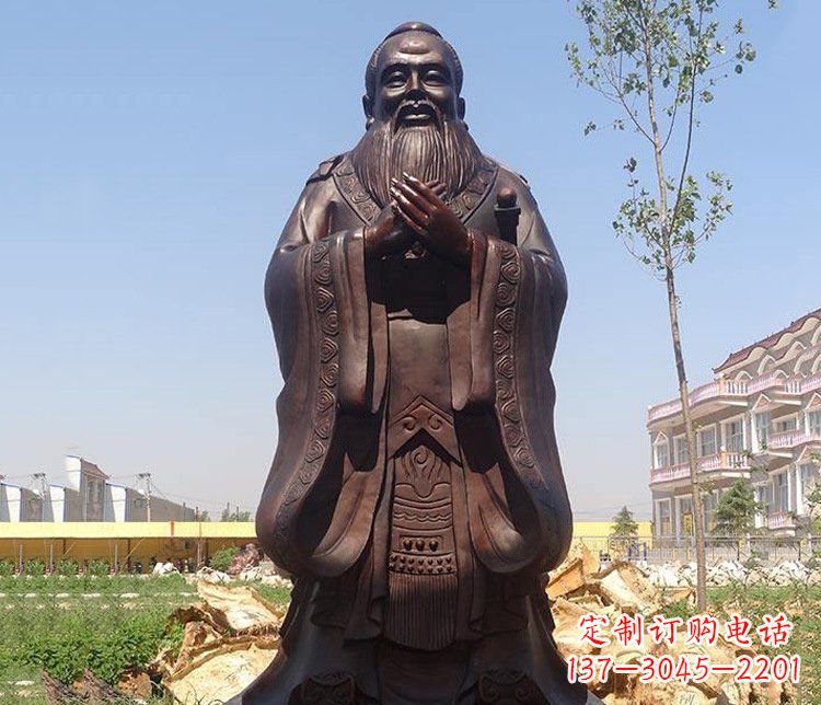 贵州精美的纪念孔子雕像,珍藏中华文化精髓