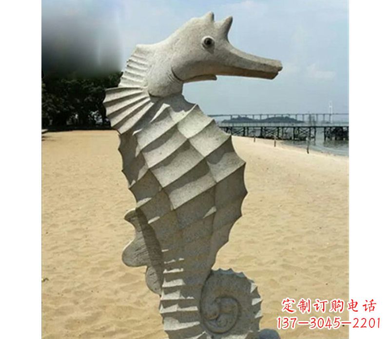贵州海马雕塑,海边景观装饰精美雕刻