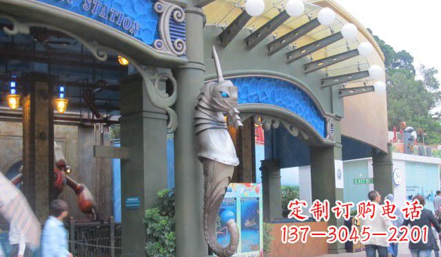 贵州海马铜雕