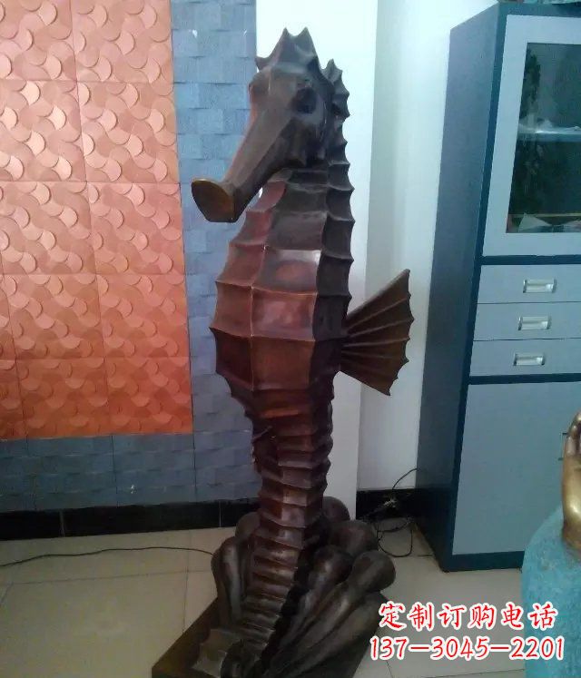 贵州海马铸铜动物铜雕