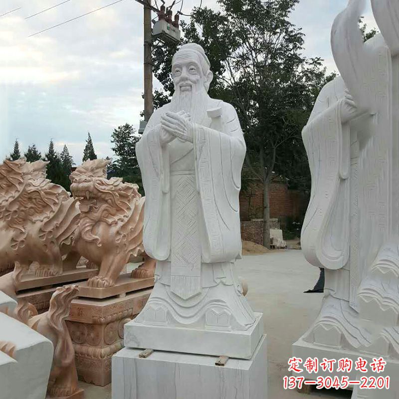 贵州海外的孔子雕像——展示中国文化的象征