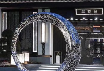 贵州精致圆环喷泉雕塑陪伴你的绿色城市