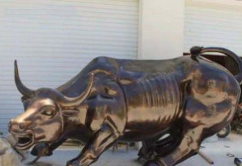 贵州广场华尔街铜牛动物铜雕-优质的动物铜雕定制
