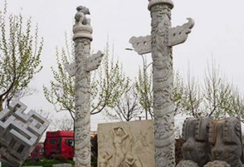 贵州盘龙柱石雕华丽装点美丽家园