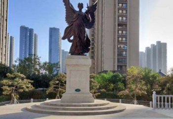 贵州中领雕塑：精致的女神铜雕