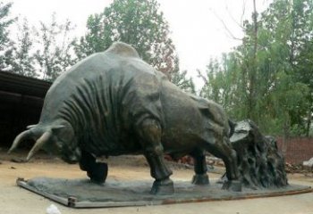 贵州新中国拓荒牛铜雕，传承中国传统文化