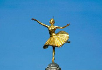 贵州精美手工跳芭蕾舞的西方女人铜雕