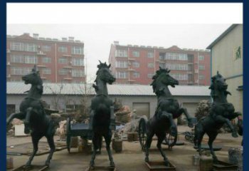 贵州中领雕塑推出的优雅动物铜雕飞马，以其出色…