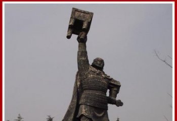 贵州铜雕威武将军雕塑，雕刻极致端庄风采