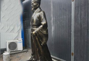 贵州铸铜李时珍医学家雕塑，致敬伟大的医学先驱