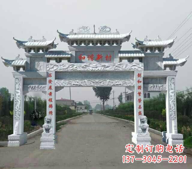 贵州领雕塑|高品质牌坊雕塑