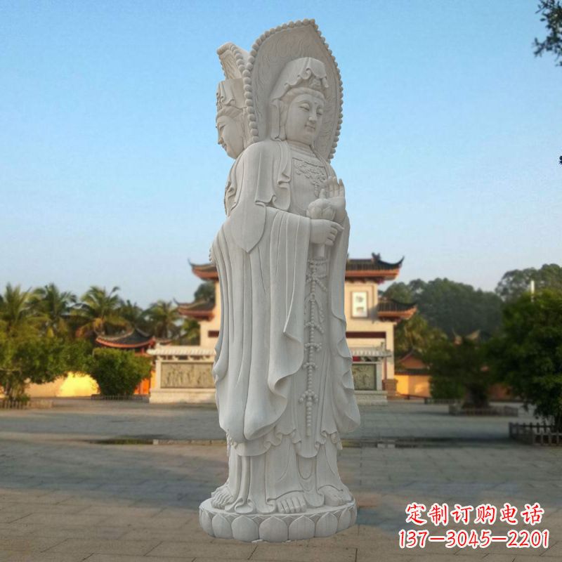 贵州三面观音塑像,让你的生活充满智慧和祥和