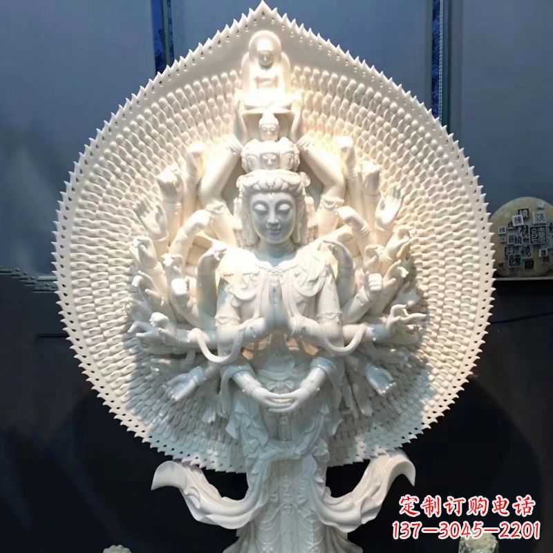 贵州中领雕塑以精细的玉石雕刻工艺,精心制作了…