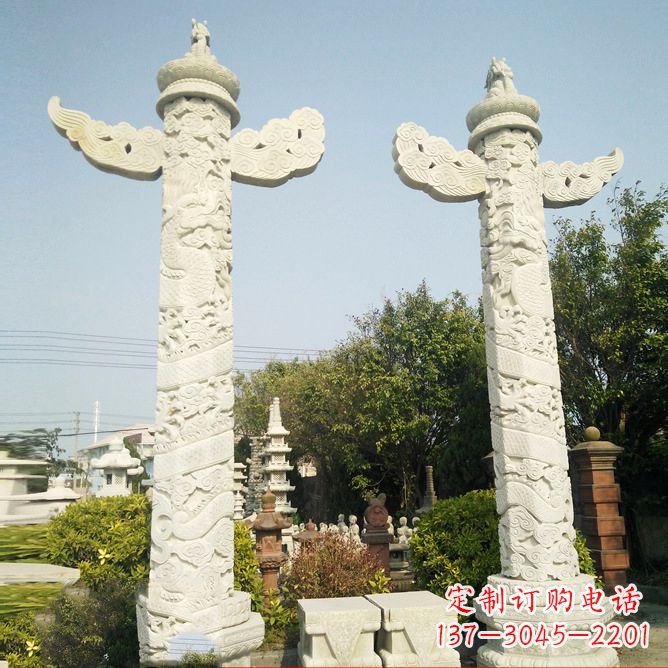 贵州华表石雕塑,定制专属礼物