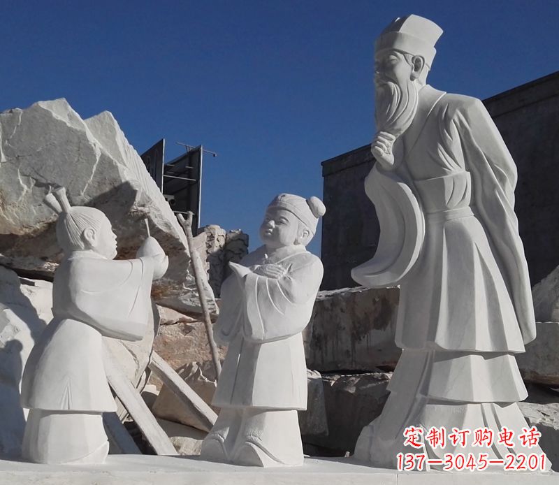 贵州以孔融让梨石雕塑陪伴你的每一天