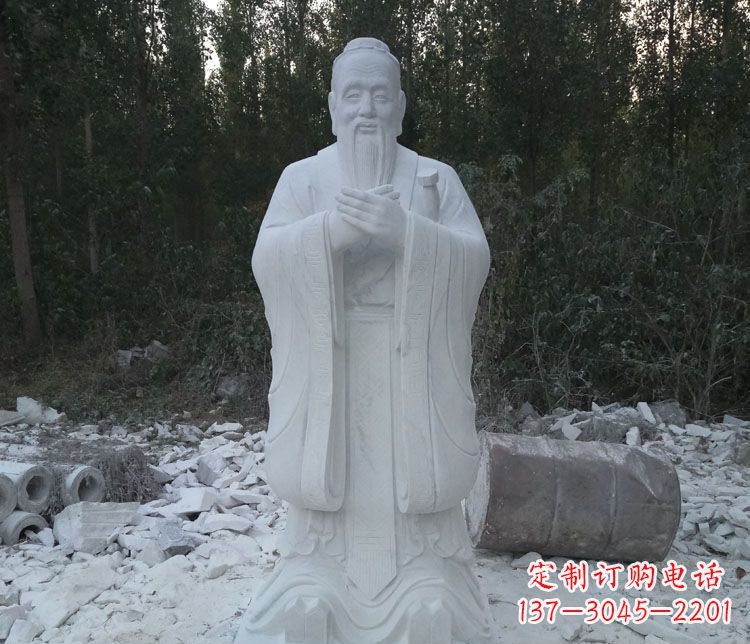 贵州传承中国文化的孔子雕塑