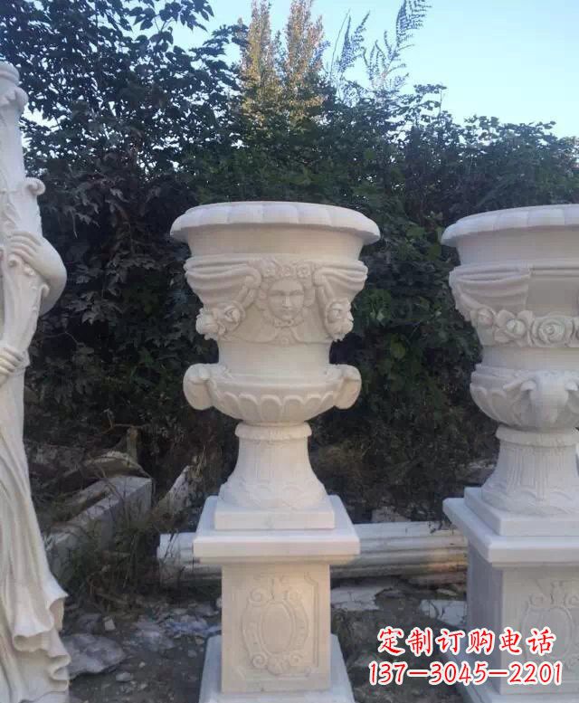 贵州汉白玉欧式花盆