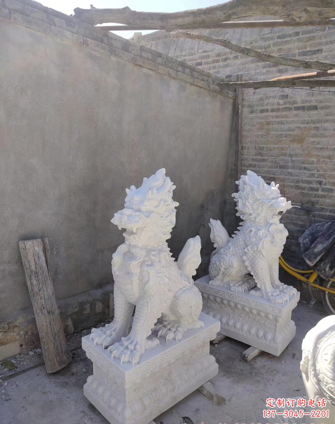 贵州汉白玉麒麟雕塑