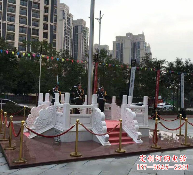 贵州汉白玉企业升旗台国旗台