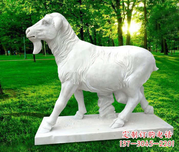 贵州中领雕塑:精美山羊石雕