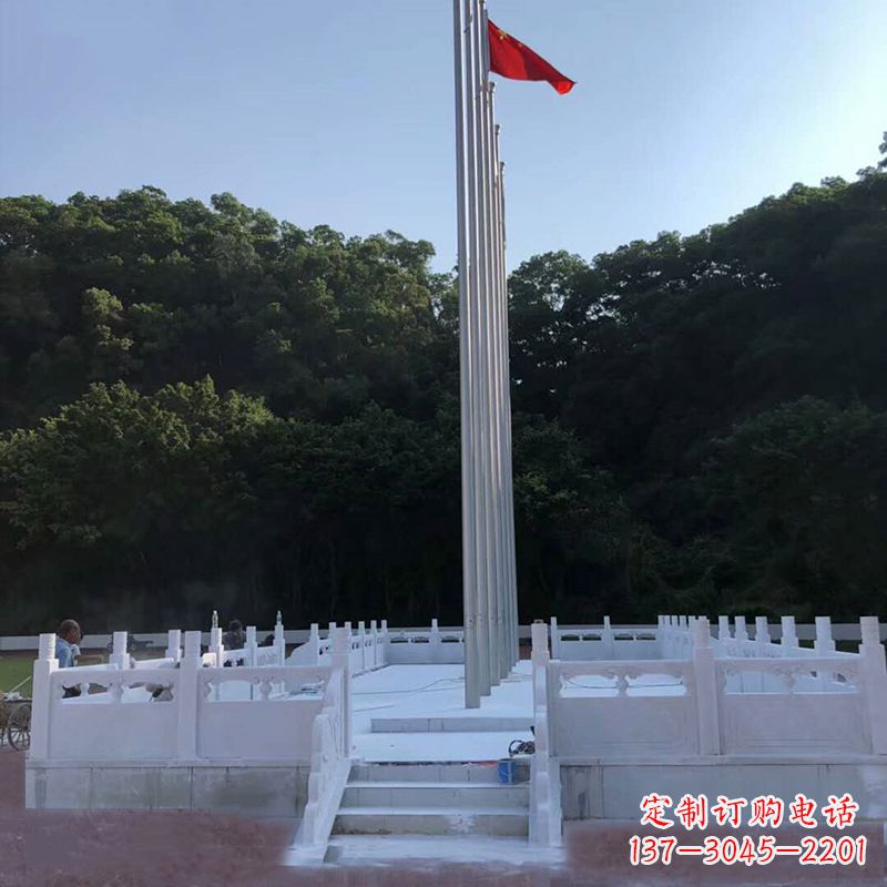 贵州中领雕塑是一家专业定制汉白玉石雕国旗台的…