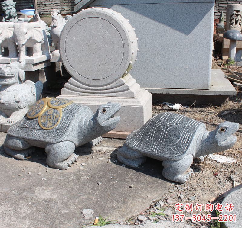 贵州汉白玉石雕刻乌龟