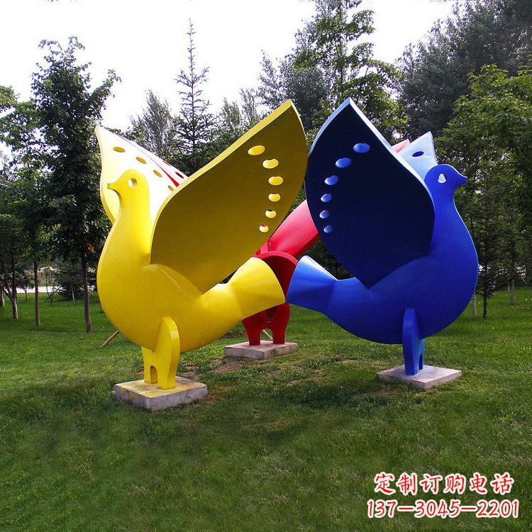 贵州和平鸽雕塑图片大全