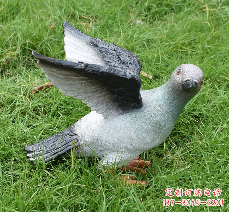 贵州和平鸽与橄榄叶雕塑