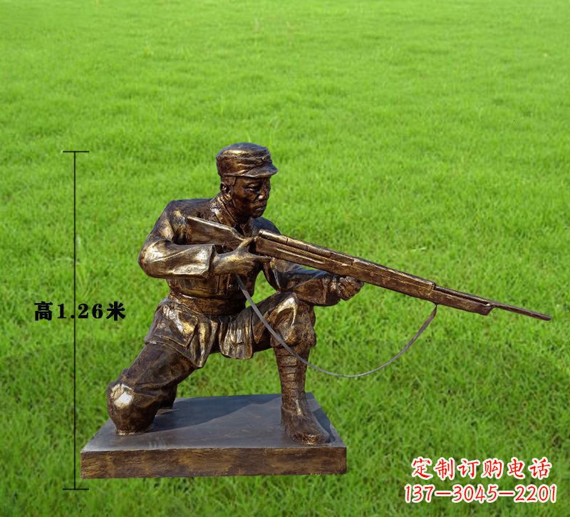 贵州纪念红军铜像,精美文物雕塑