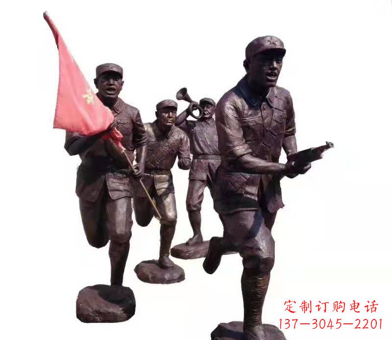 贵州传承热血精神,纪念红军英雄:红军人物雕塑