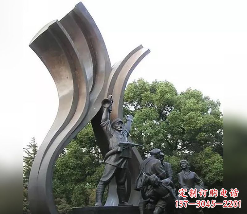 贵州红军英烈雕塑,永记中国英雄