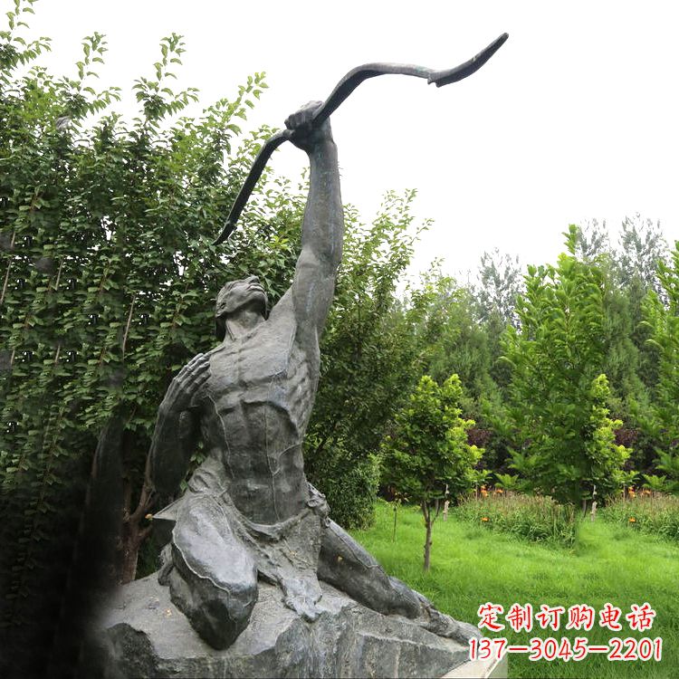 贵州后羿射日青石雕塑,精美绝伦!