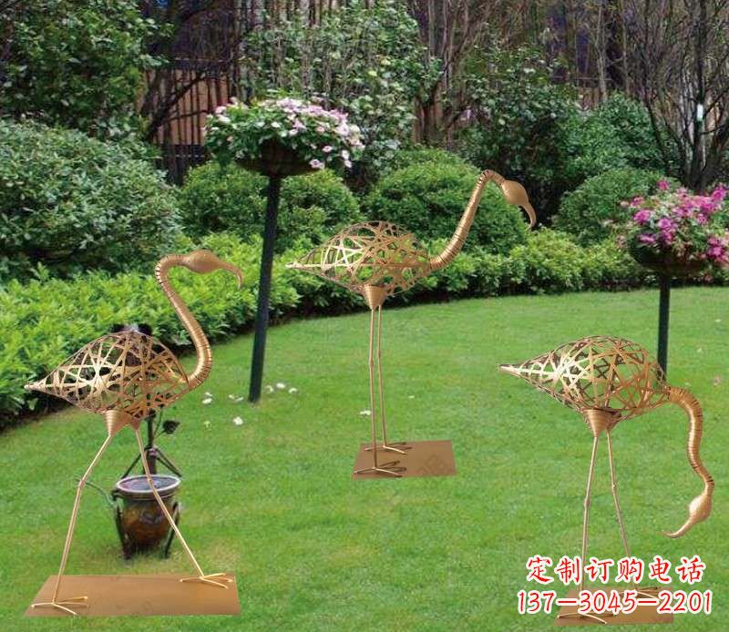 贵州户外火烈鸟雕塑