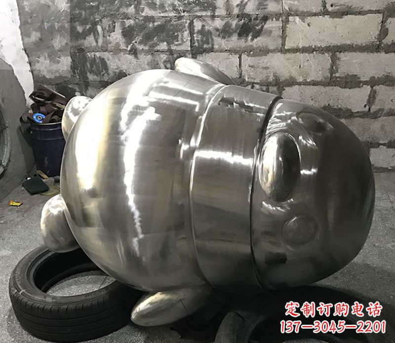贵州户外企鹅雕塑,古典艺术精细工艺美化空间